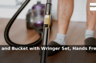 Amazon: 25% Off – JOYMOOP Mop and Bucket with Wringer Set, Hands Free Flat Floor