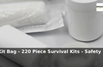 Amazon: 27% Off – First Aid Kit Bag – 220 Piece Survival Kits – Safety Essential