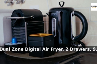 Amazon: 28% Off – Ninja MAX Dual Zone Digital Air Fryer, 2 Drawers, 9.5L, 6-in-1