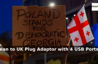 Amazon: 30% Off – 2 Pcak European to UK Plug Adaptor with 4 USB Ports(1 USB C),