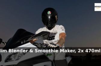 Amazon: 33% Off – Ninja 700W Slim Blender & Smoothie Maker, 2x 470ml, Silver/Bla
