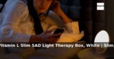 Amazon: 36% Off – Lumie Vitamin L Slim SAD Light Therapy Box, White | Slim, spac