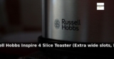 Amazon: 38% Off – Russell Hobbs Inspire 4 Slice Toaster (Extra wide slots, High