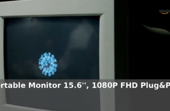 Amazon: 40% Off – COOLHOOD Portable Monitor 15.6”, 1080P FHD Plug&Play Travel L