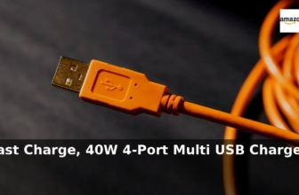 Amazon: 41% Off – USB C Plug Fast Charge, 40W 4-Port Multi USB Charger Plug UK D