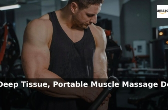 Amazon: 43% Off – Massage Gun Deep Tissue, Portable Muscle Massage Device with 1