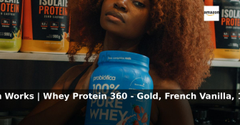 Amazon: 49% Off – Protein Works | Whey Protein 360 – Gold, French Vanilla, 1.2kg