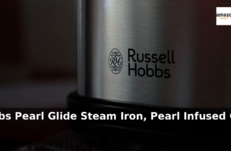 Amazon: 49% Off – Russell Hobbs Pearl Glide Steam Iron, Pearl Infused Ceramic So