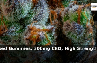 Amazon: 49% Off – TRIP CBD Infused Gummies, 300mg CBD, High Strength, Wild Straw