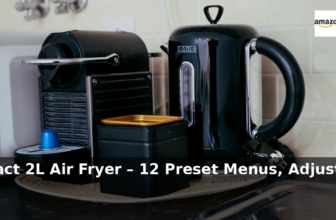 Amazon: 54% Off – Midea Compact 2L Air Fryer – 12 Preset Menus, Adjustable Timer