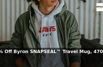 Amazon: 57% Off – Byron SNAPSEAL™ Travel Mug, 470 ml