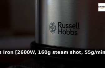 Amazon: 62% Off – Russell Hobbs Iron [2600W, 160g steam shot, 55g/min continuous