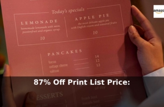 Amazon: 87% Off – Print List Price: