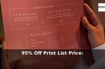 Amazon: 95% Off – Print List Price: