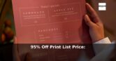 Amazon: 95% Off – Print List Price: