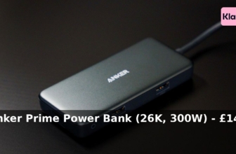 Anker UK: 30 – Anker Prime Power Bank (26K, 300W) – £149.99