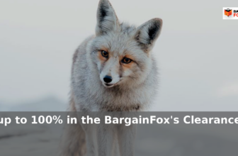 BargainFox: Save up to 100% in the BargainFox’s Clearance sale!