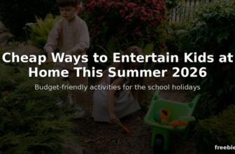 Cheap Ways to Entertain Kids at Home This Summer 2026