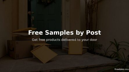 How to Get Free Samples by Post in the UK