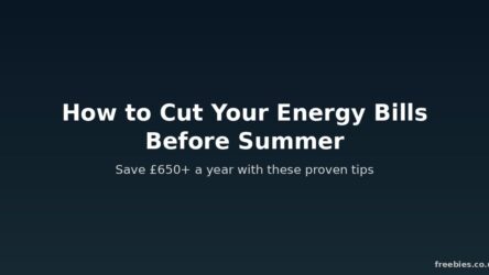 How to Cut Your Energy Bills Before Summer