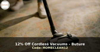 12% Off Cordless Vacuum Cleaners at Buture