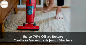 Up to 70% Off at Buture – Cordless Vacuums and Jump Starters