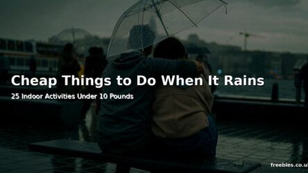 Cheap Things to Do When It Rains This Summer – 25 Indoor Activities Under £10
