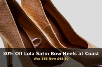 Coast Lola Satin Bow Heels – 30% Off at Coast