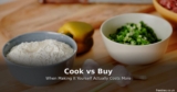 Cook vs Buy: When Making It Yourself Actually Costs More