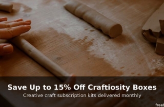 Save Up to 15% Off Craftiosity Subscription Boxes