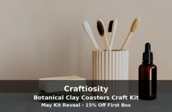 Craftiosity: Botanical Clay Coasters Kit – Up to 15% Off