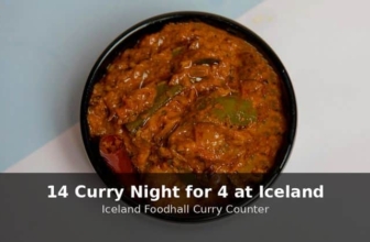 14 Curry Night for 4 at Iceland Foodhall