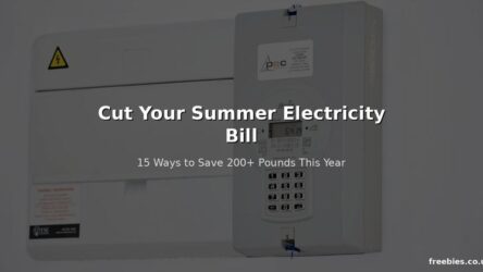 How to Cut Your Summer Electricity Bill – 15 Ways to Save £200+ This Year