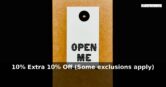 Find Me A Gift: 10% – Extra 10% Off (Some exclusions apply)