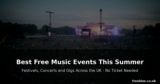 Best Free Music Events and Festivals in the UK This Summer 2026