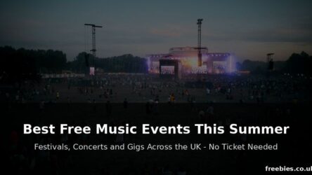 Best Free Music Events and Festivals in the UK This Summer 2026