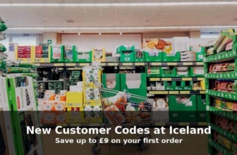 New Customer Codes at Iceland – Save up to £9 on your first order