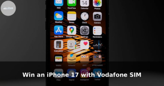 Win an iPhone 17 with Vodafone SIM Only at Mobiles.co.uk