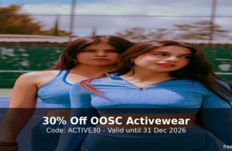 OOSC Clothing: 30% Off OOSC Activewear
