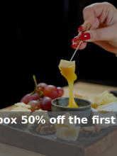 Pong Cheese: 50% off first box – 50% off the first Cheese Club box. Discount app
