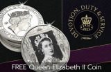 Free Queen Elizabeth II Half Crown