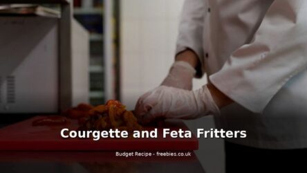 Courgette and Feta Fritters