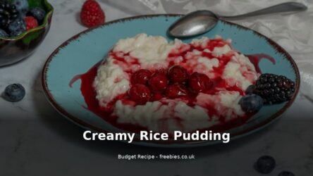 Creamy Rice Pudding