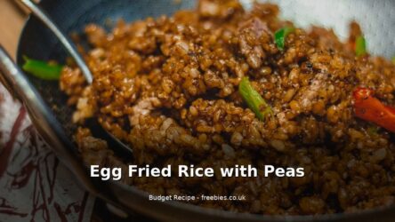 Egg Fried Rice with Peas