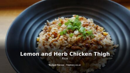 Lemon and Herb Chicken Thigh Rice