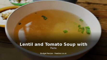 Lentil and Tomato Soup with Pasta