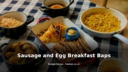 Sausage and Egg Breakfast Baps
