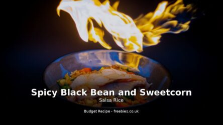 Spicy Black Bean and Sweetcorn Salsa Rice