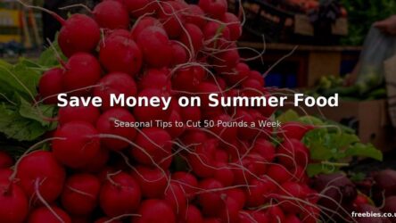 How to Save Money on Your Food Shop in Summer – Seasonal Tips That Cut 50 Pounds a Week