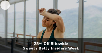Sweaty Betty: 25% Off Sitewide – Insiders Week